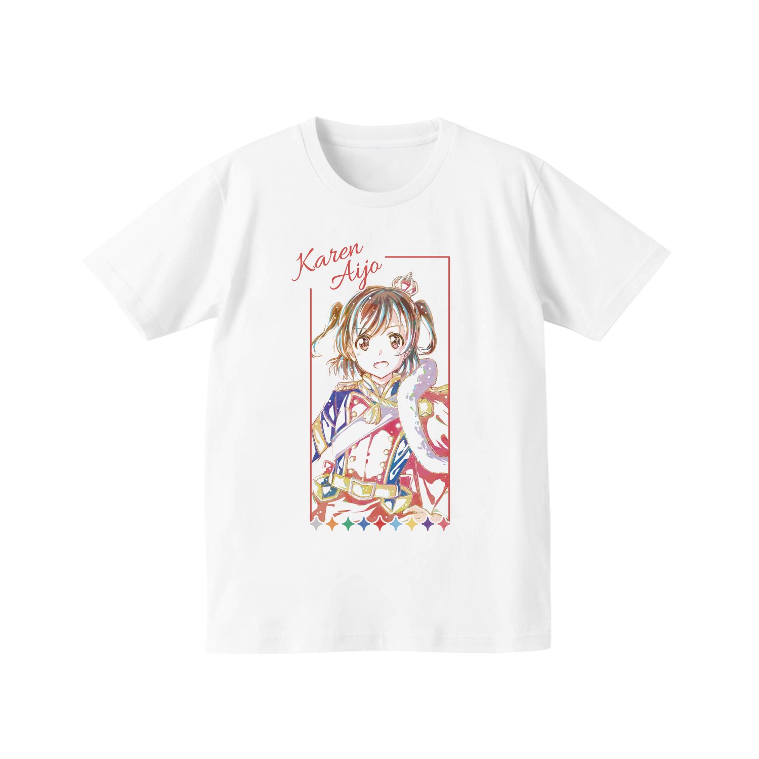 少女☆歌劇 レヴュースタァライト Ani-Art Tシャツ(愛城華恋)メンズ(サイズ/L) - AniSmile