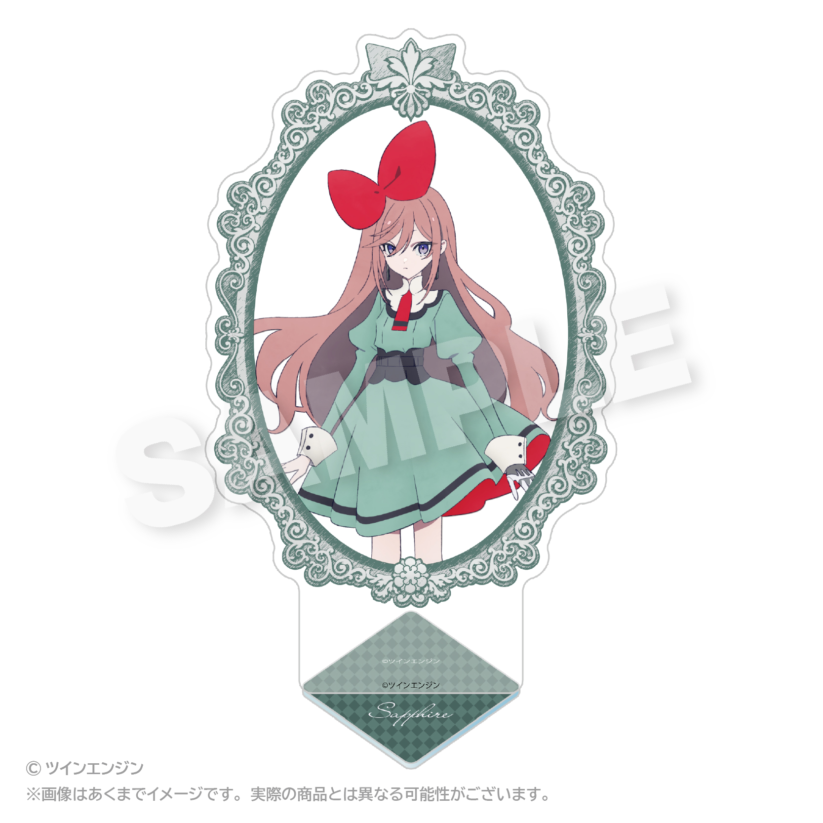 THE RIBBON HERO 額縁風アクリルスタンド サファイア(私服) - AniSmile