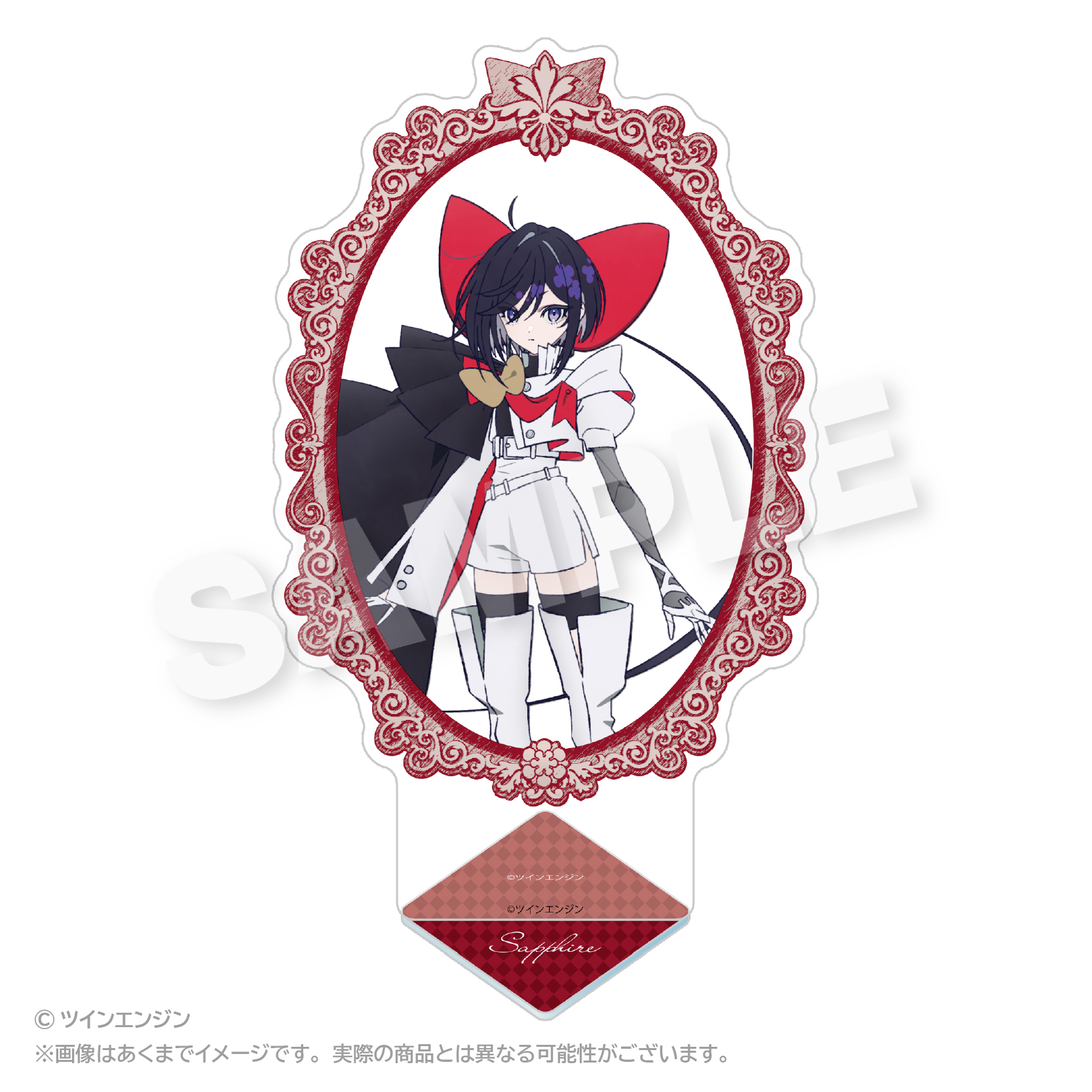 THE RIBBON HERO 額縁風アクリルスタンド サファイア(リボンの騎士) - AniSmile