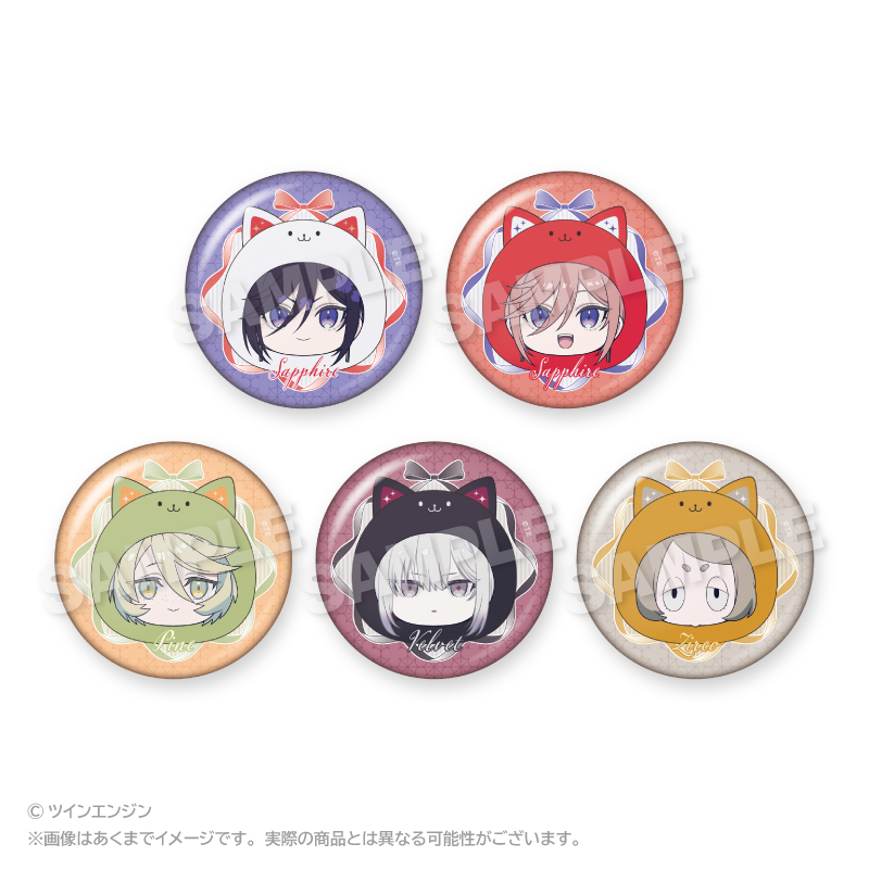 THE RIBBON HERO トレーディングまるめいつ缶バッジ - AniSmile