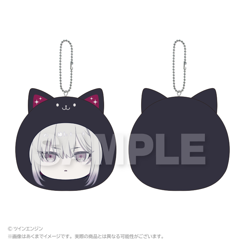 THE RIBBON HERO まるめいつクッションキーホルダー ベルベット - AniSmile