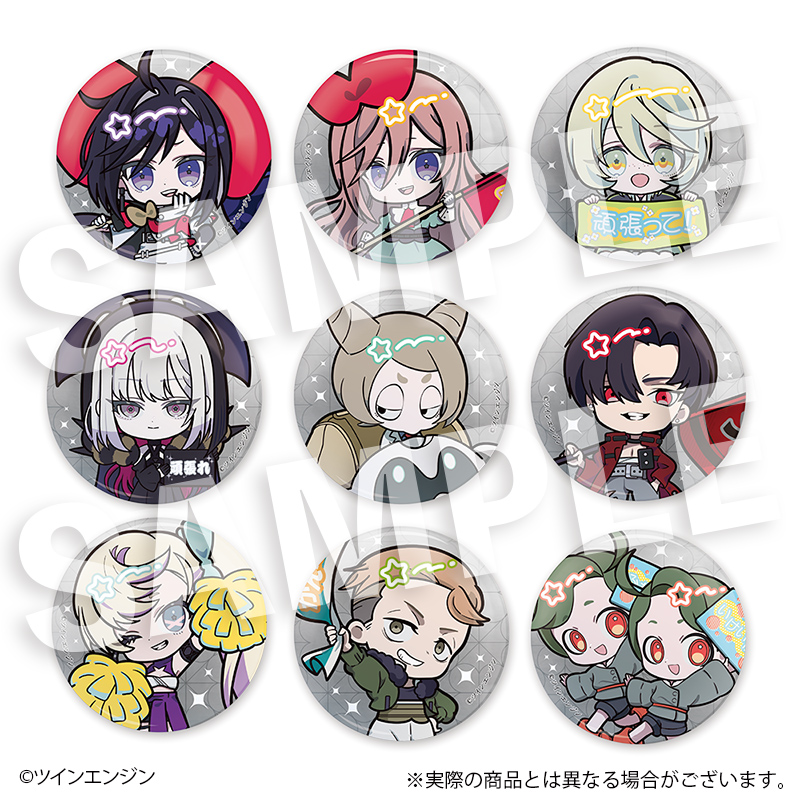 THE RIBBON HERO リボンヒーロー トレーディングフレフレンズ缶バッジ 全9種 - AniSmile