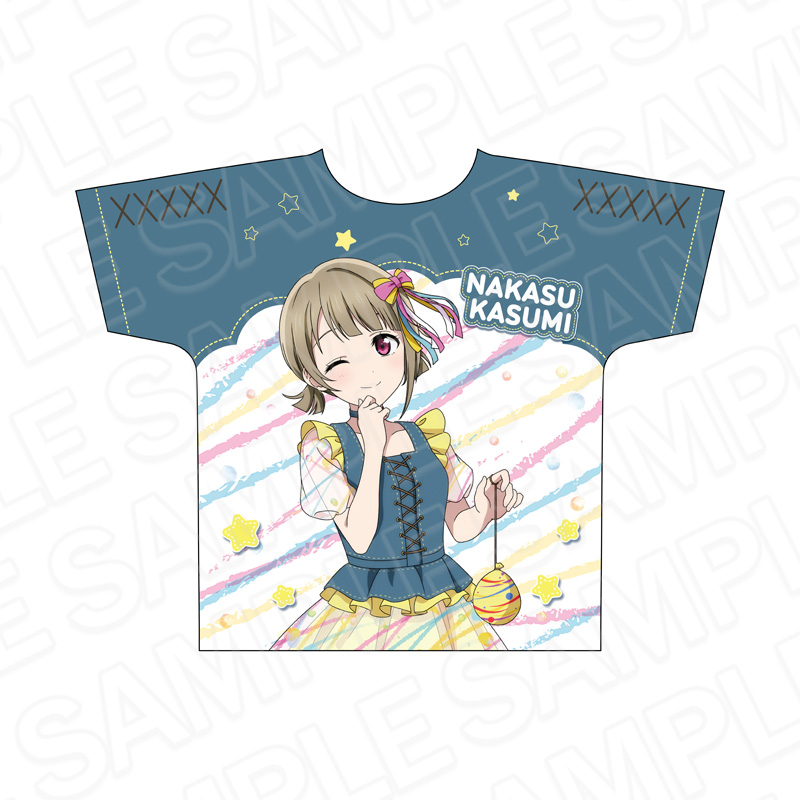 ラブライブ!虹ヶ咲学園スクールアイドル同好会 フルグラフィックTシャツ 中須かすみ 水風船 ver. - AniSmile