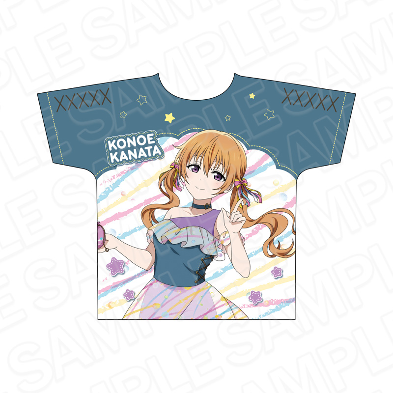 ラブライブ!虹ヶ咲学園スクールアイドル同好会 フルグラフィックTシャツ 近江彼方 水風船 ver. - AniSmile