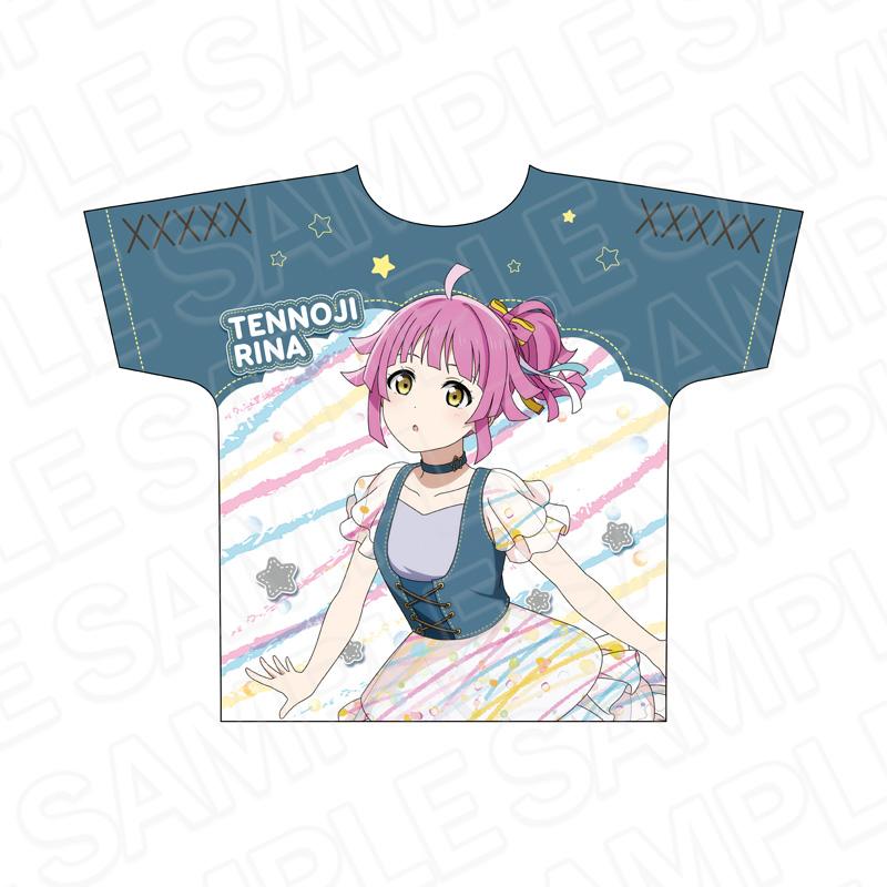ラブライブ!虹ヶ咲学園スクールアイドル同好会 フルグラフィックTシャツ 天王寺璃奈 水風船 ver. - AniSmile