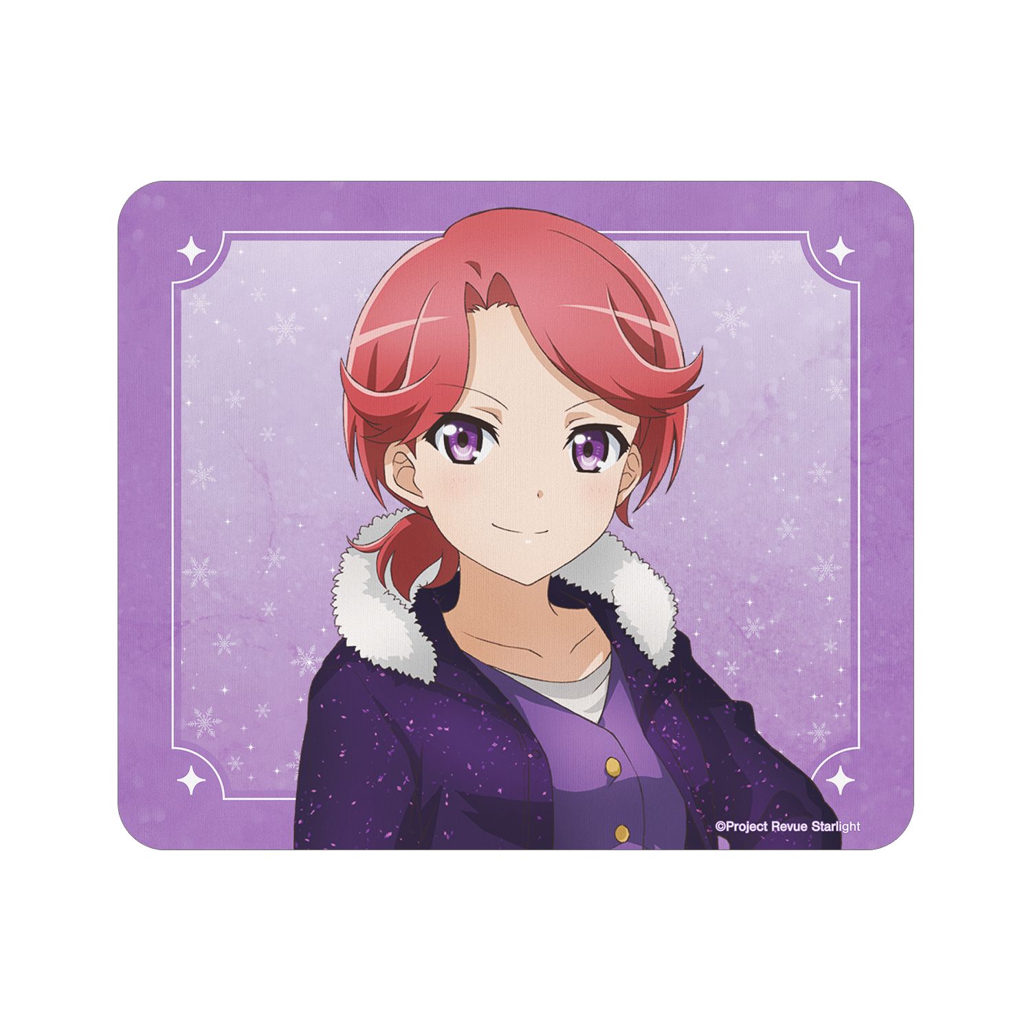 少女☆歌劇 レヴュースタァライト アニメ放送5周年記念 描き下ろし 石動 双葉 SNOW QUEENver. マウスパッド - AniSmile