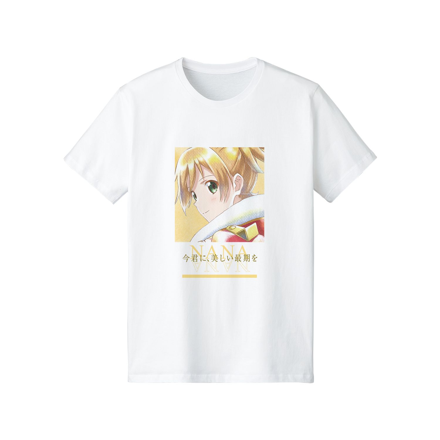 少女☆歌劇 レヴュースタァライト 大場なな Ani-Art aqua label 台詞Tシャツメンズ(サイズ/XL) - AniSmile