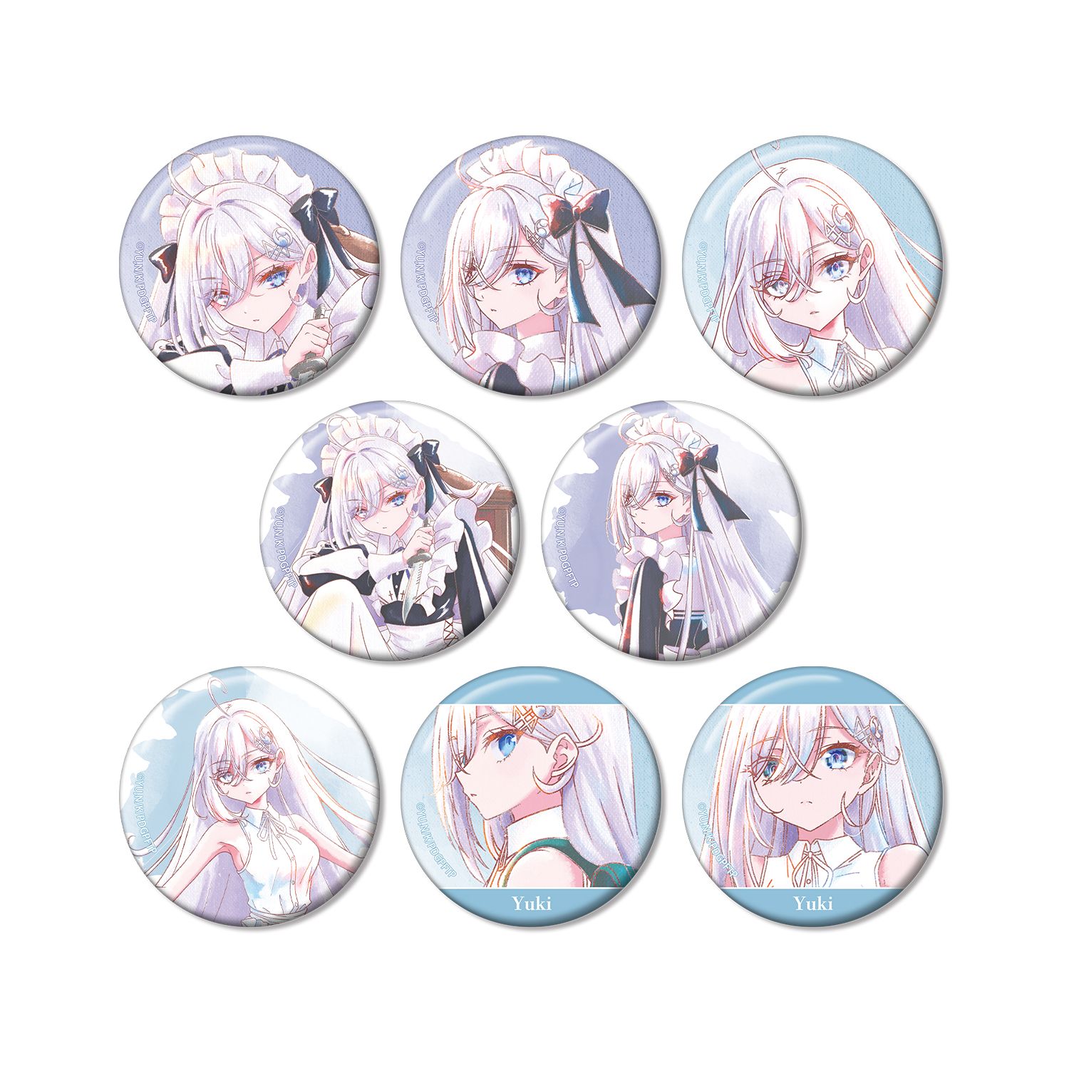 TVアニメ「死亡遊戯で飯を食う。」 トレーディング Ani-Art aqua label 缶バッジ(単位/単品) - AniSmile