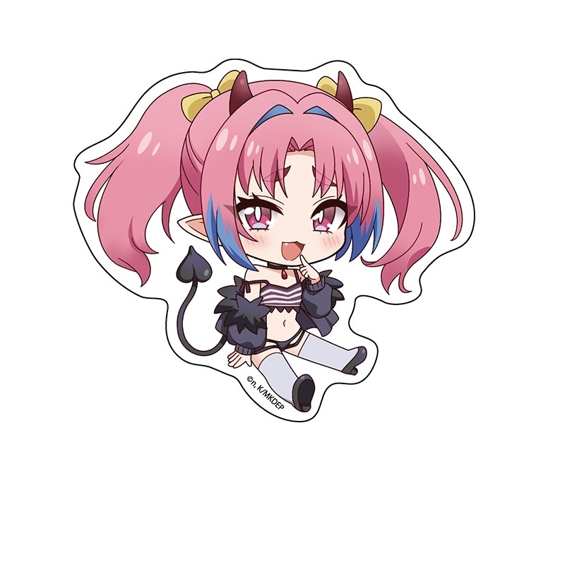 TVアニメ『カナン様はあくまでチョロい』 ぺたん娘ダイカットステッカー ミルチ・ゼブル - AniSmile