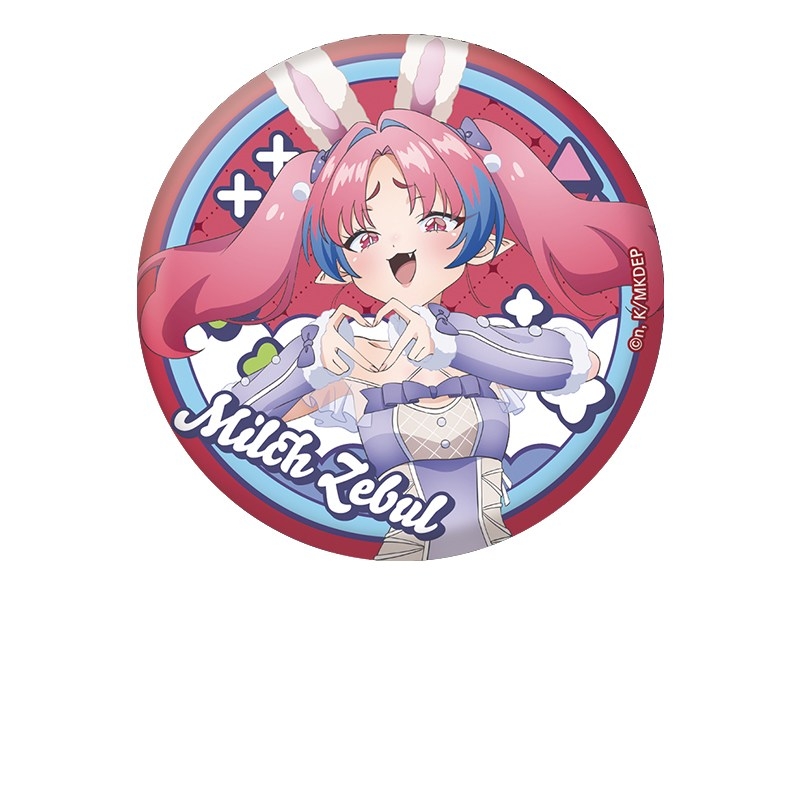 TVアニメ『カナン様はあくまでチョロい』 描き下ろし缶バッジ ミルチ・ゼブル - AniSmile