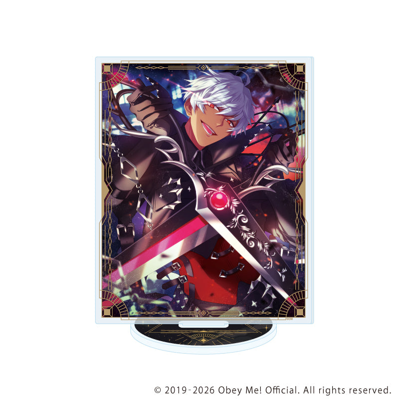 連結アクリルキーホルダー「Obey Me! Nightbringer」05/魔法使いver. アスモデウス(レトロアートイラスト) 画像 2 | AniSmile