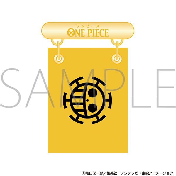 ONE PIECE フラッグバッジ/Vol.2 海賊旗 ハートの海賊団 - 公式商品画像 | AniSmile