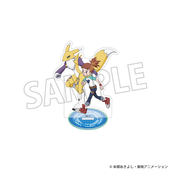 デジモンテイマーズ アクリルスタンド/牧野留姫&レナモン - AniSmile