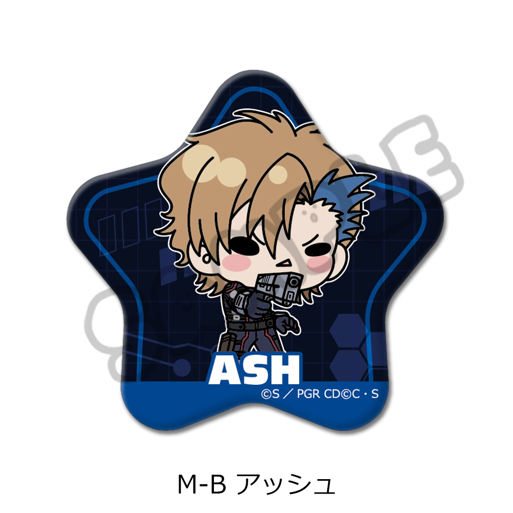 『コードギアス 奪還のロゼ』星形缶バッジ M-B(アッシュ) - AniSmile