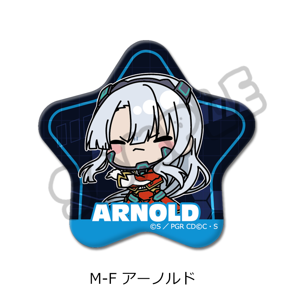『コードギアス 奪還のロゼ』星形缶バッジ M-F(アーノルド) - AniSmile