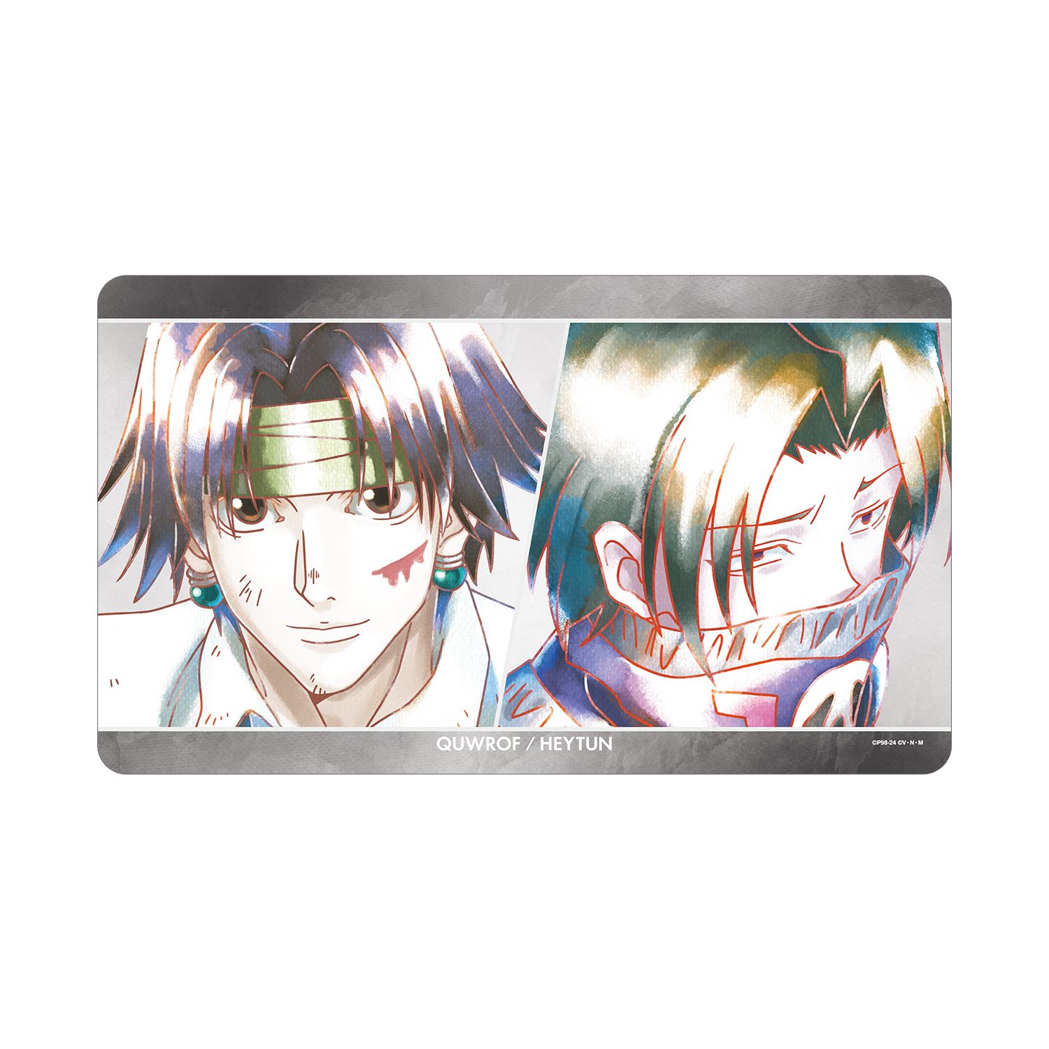 HUNTER×HUNTER クロロ&フェイタン Ani-Art aqua label マルチデスクマット - AniSmile