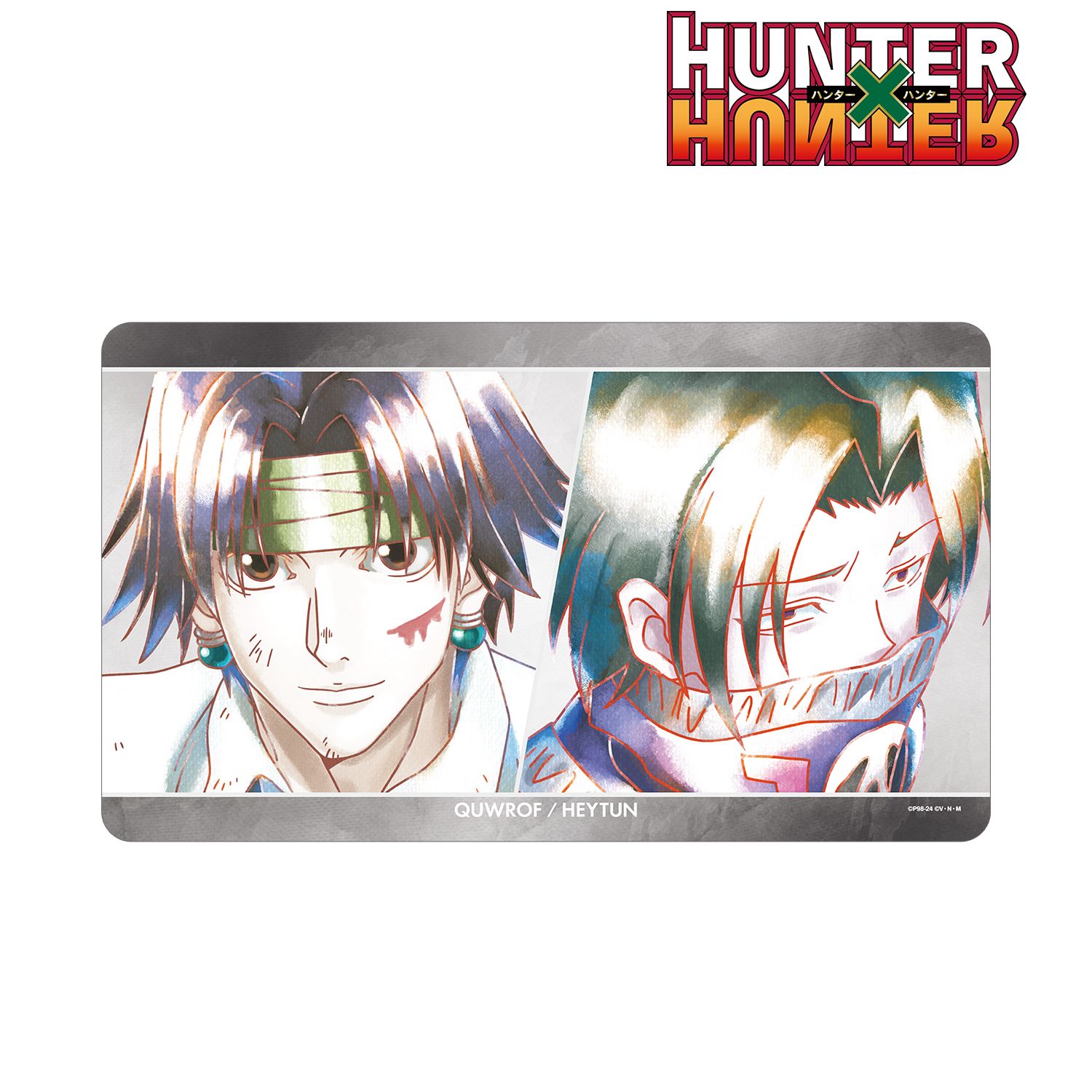 HUNTER×HUNTER クロロ&フェイタン Ani-Art aqua label マルチデスクマット Image 2 | AniSmile