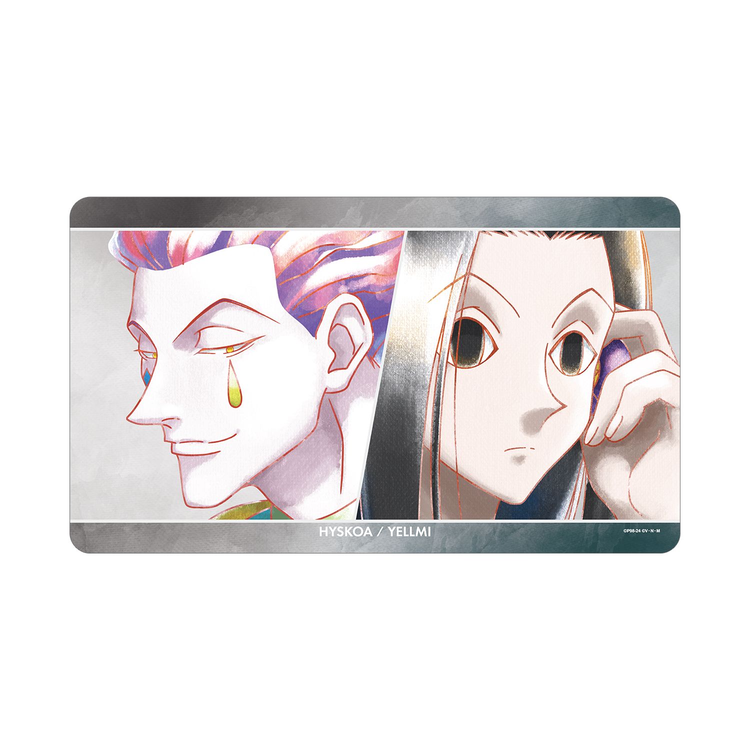 HUNTER×HUNTER ヒソカ&イルミ Ani-Art aqua label マルチデスクマット - AniSmile