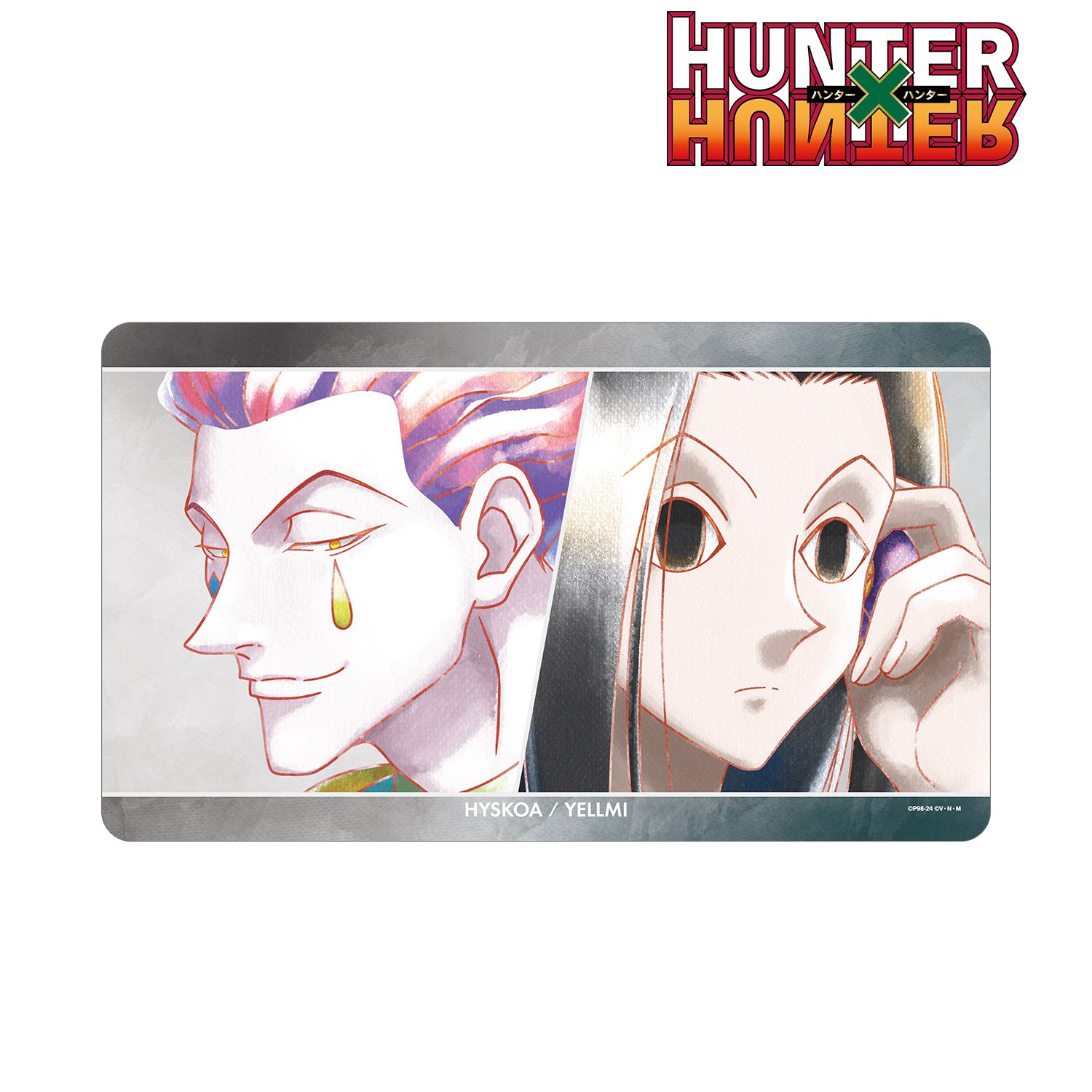 HUNTER×HUNTER ヒソカ&イルミ Ani-Art aqua label マルチデスクマット 图片 2 | AniSmile