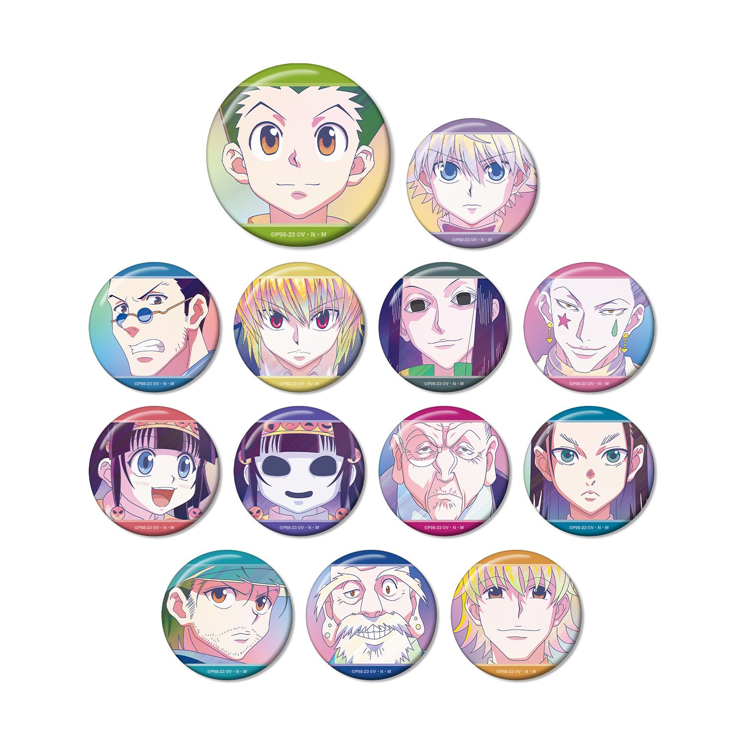 HUNTER×HUNTER トレーディング Ani-Art clear label 第3弾 缶バッジ(単位/単品) - AniSmile