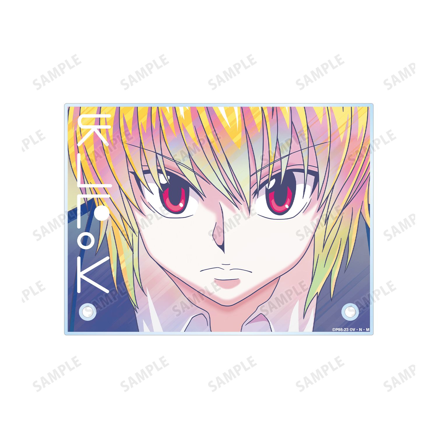HUNTER×HUNTER クラピカ Ani-Art clear label 第3弾 A6アクリルパネル Image 4 | AniSmile