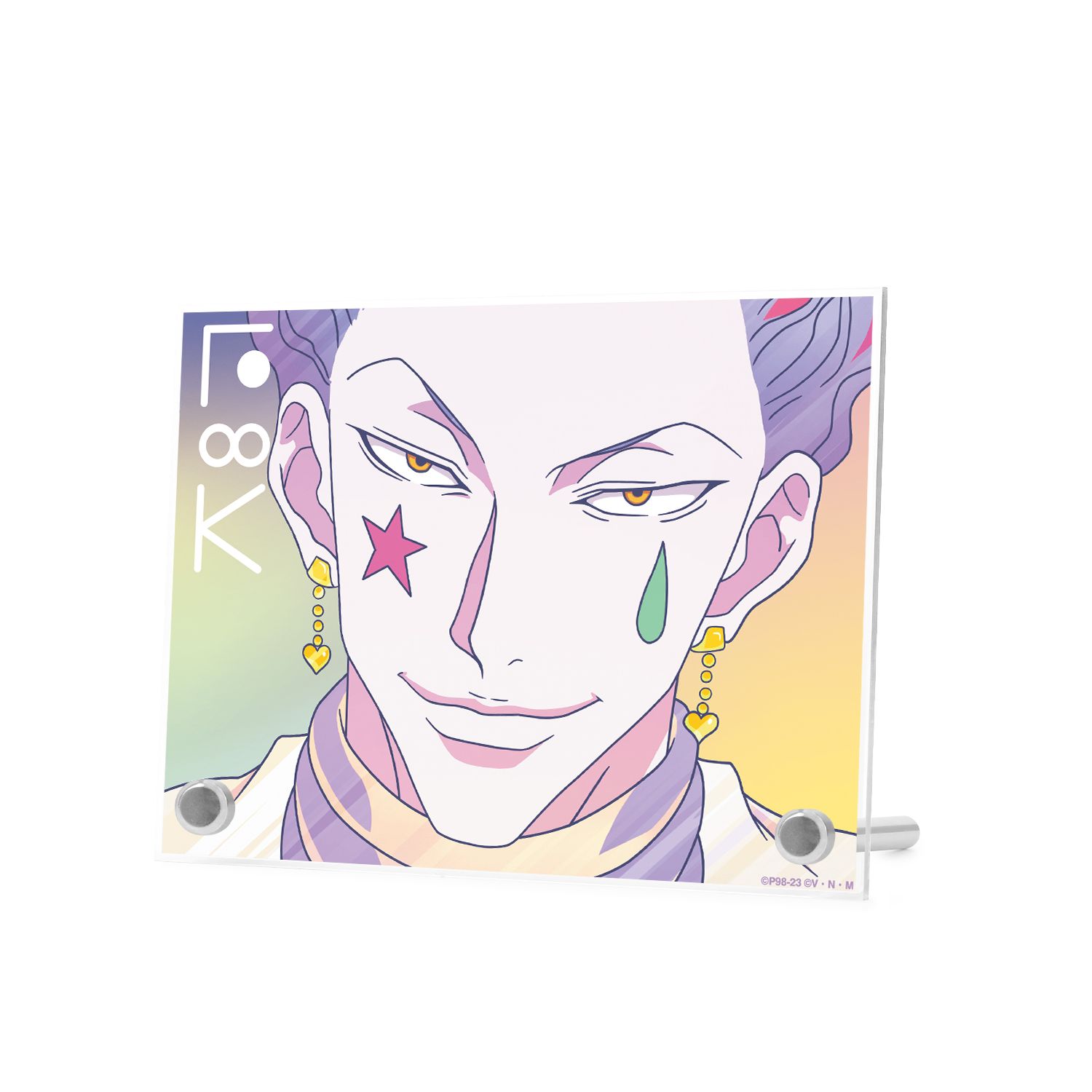 HUNTER×HUNTER ヒソカ Ani-Art clear label 第3弾 A6アクリルパネル - AniSmile