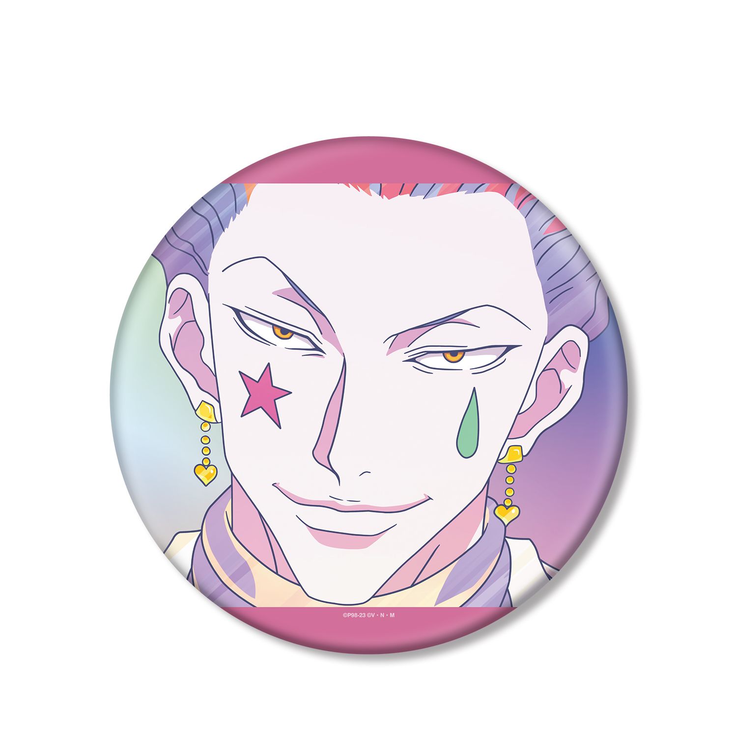HUNTER×HUNTER ヒソカ Ani-Art clear label 第3弾 BIG缶バッジ - AniSmile