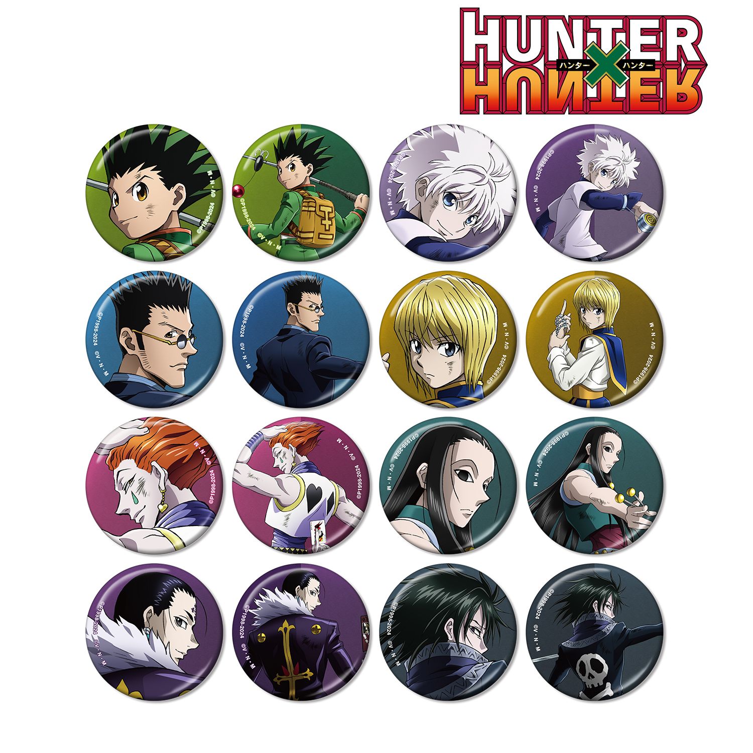 HUNTER×HUNTER 描き下ろし 戦う背中ver. トレーディングメタリック缶バッジ(単位/単品) Image 3 | AniSmile