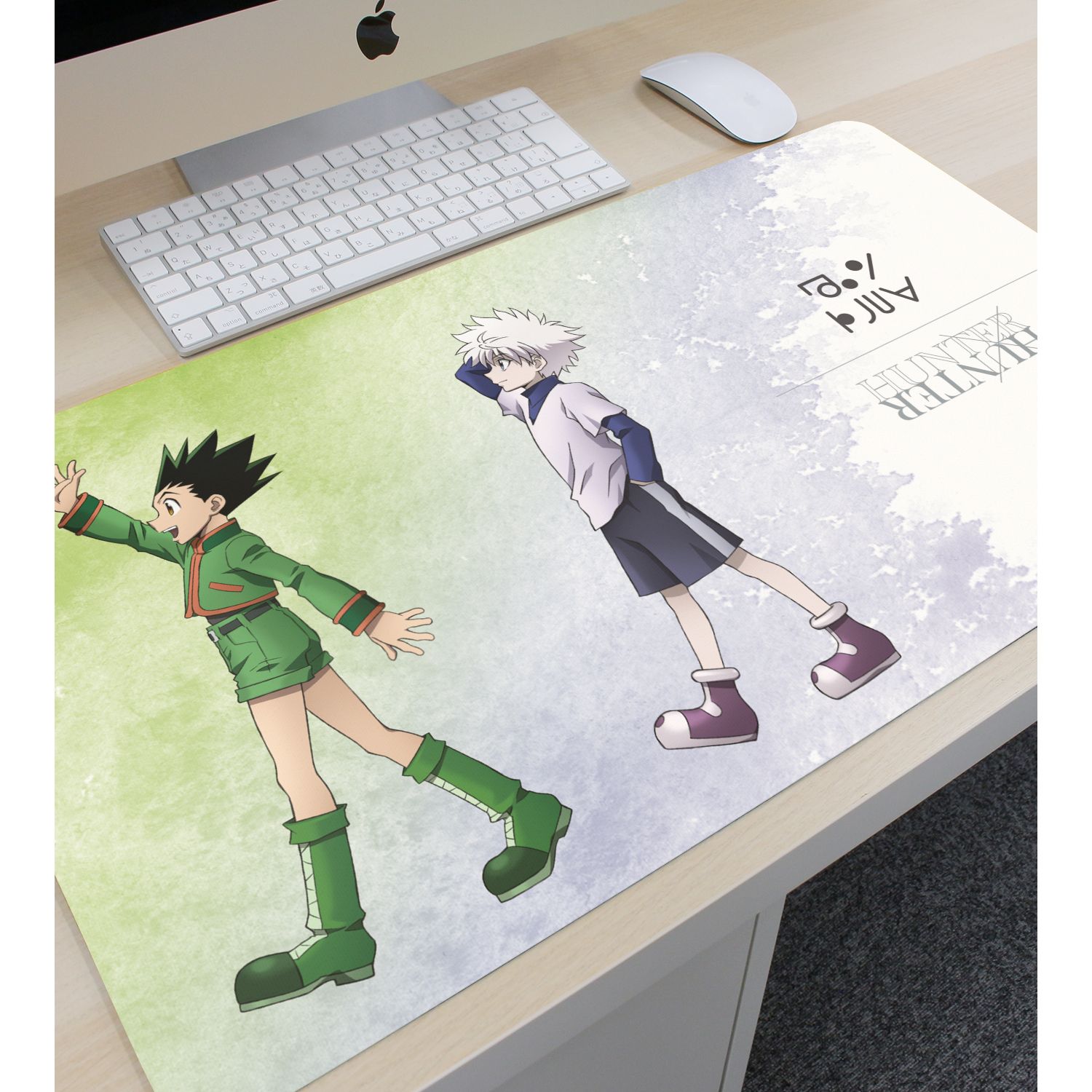 HUNTER×HUNTER 描き下ろし ゴン&キルア 歩みver. マルチデスクマット 图片 3 | AniSmile