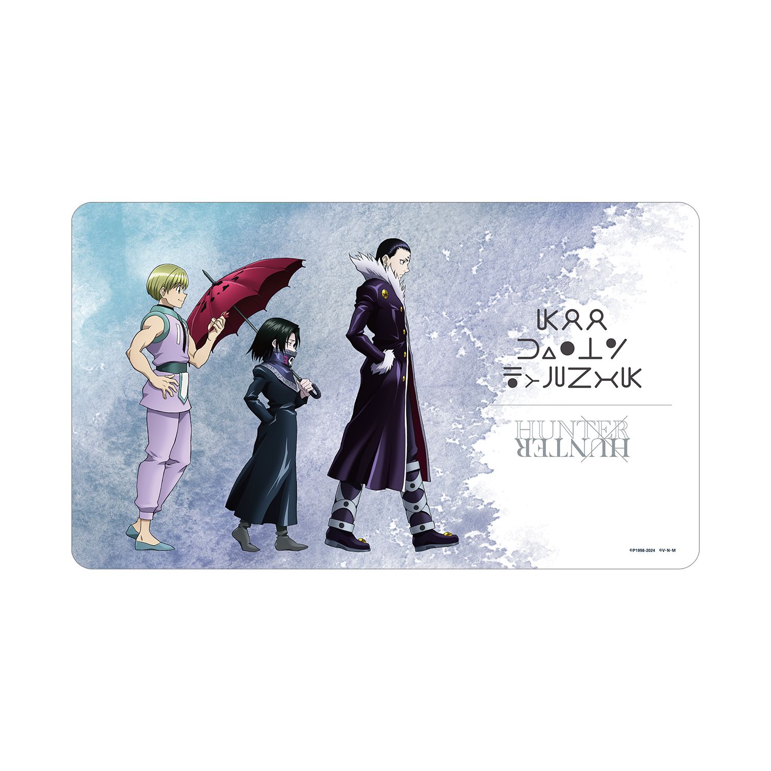 HUNTER×HUNTER 描き下ろし クロロ&シャルナーク&フェイタン 歩みver. マルチデスクマット - AniSmile