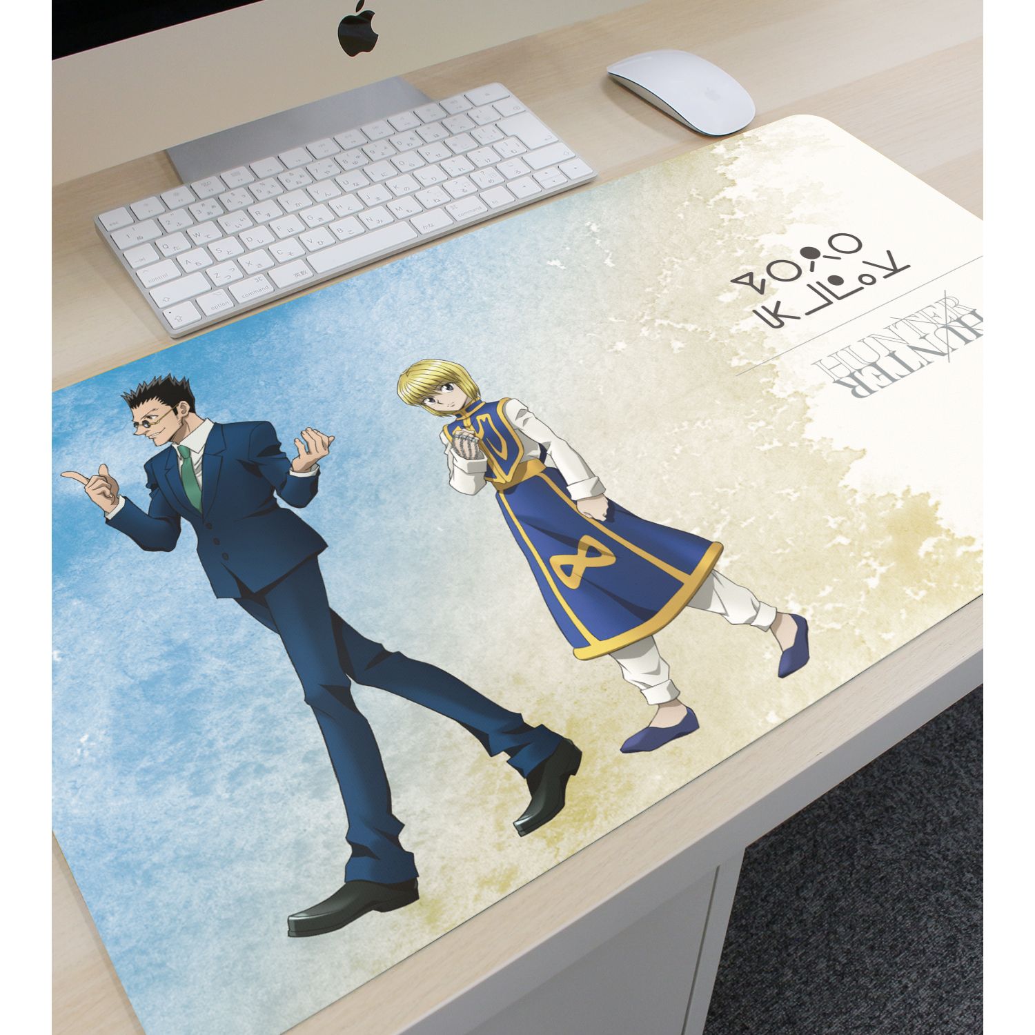 HUNTER×HUNTER 描き下ろし レオリオ&クラピカ 歩みver. マルチデスクマット Image 3 | AniSmile