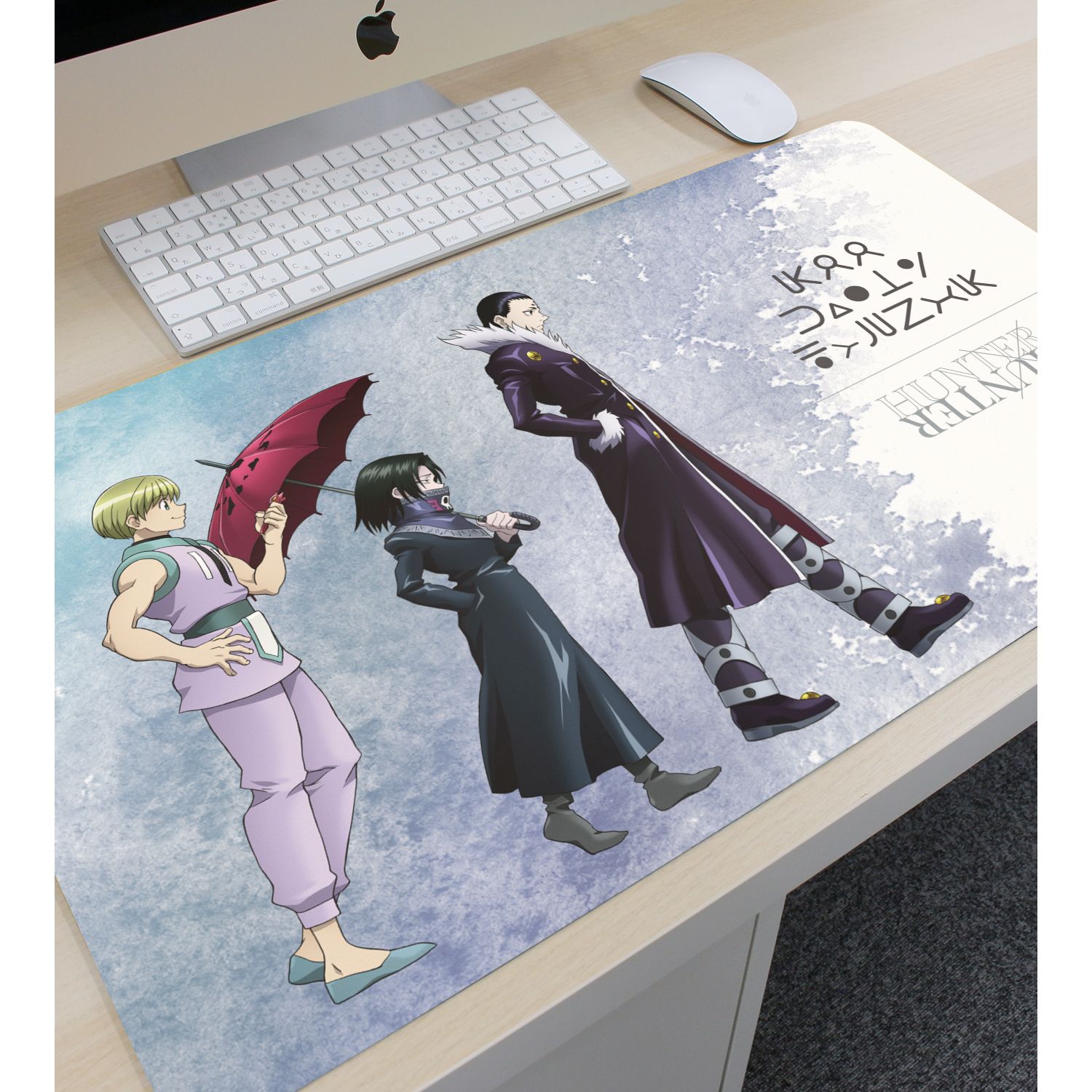 HUNTER×HUNTER 描き下ろし クロロ&シャルナーク&フェイタン 歩みver. マルチデスクマット Image 3 | AniSmile