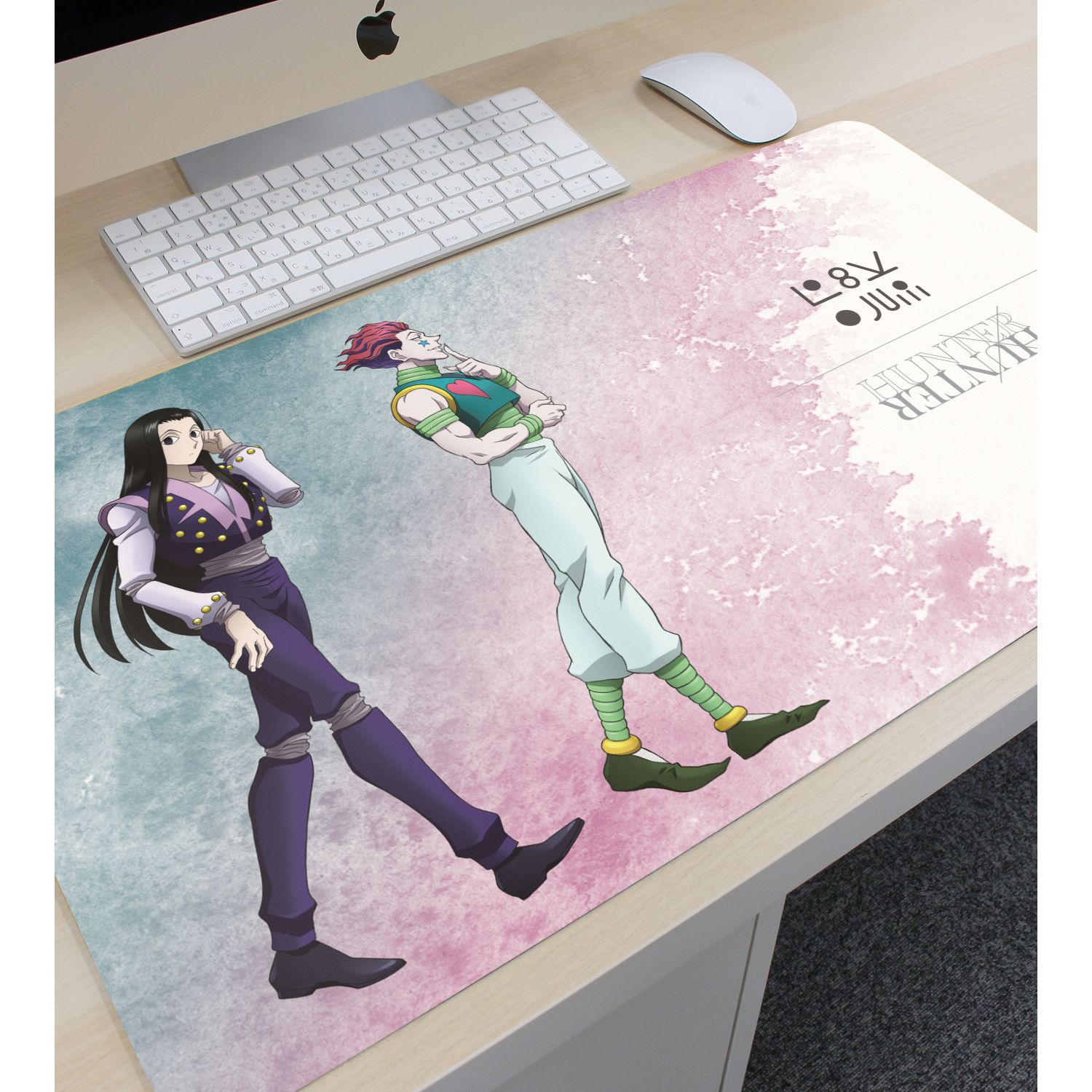HUNTER×HUNTER 描き下ろし ヒソカ&イルミ 歩みver. マルチデスクマット 画像 3 | AniSmile