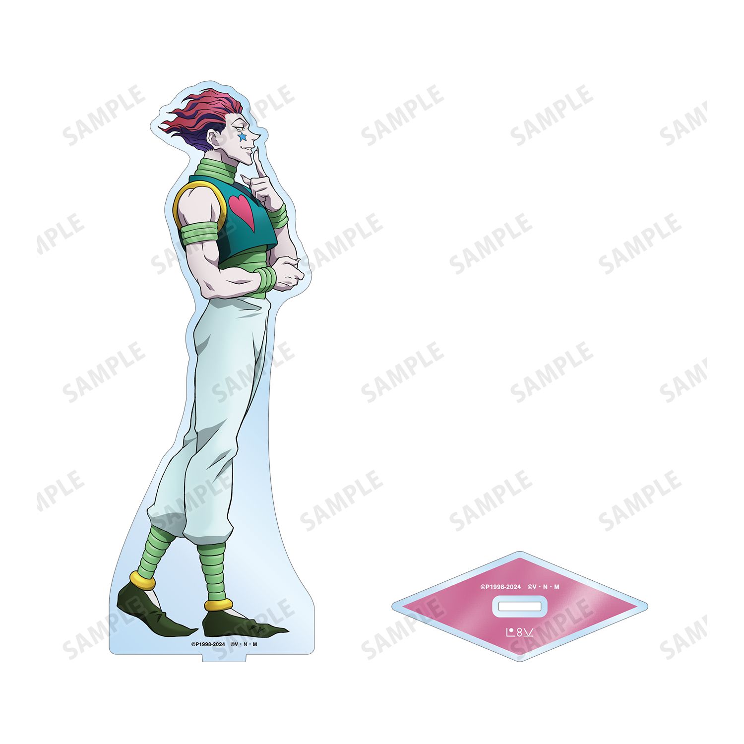 HUNTER×HUNTER 描き下ろし ヒソカ 歩みver. BIGアクリルスタンド Image 3 | AniSmile