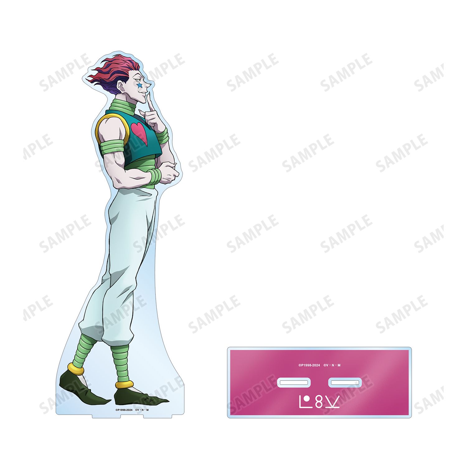 HUNTER×HUNTER 描き下ろし ヒソカ 歩みver. 特大アクリルスタンド 画像 3 | AniSmile