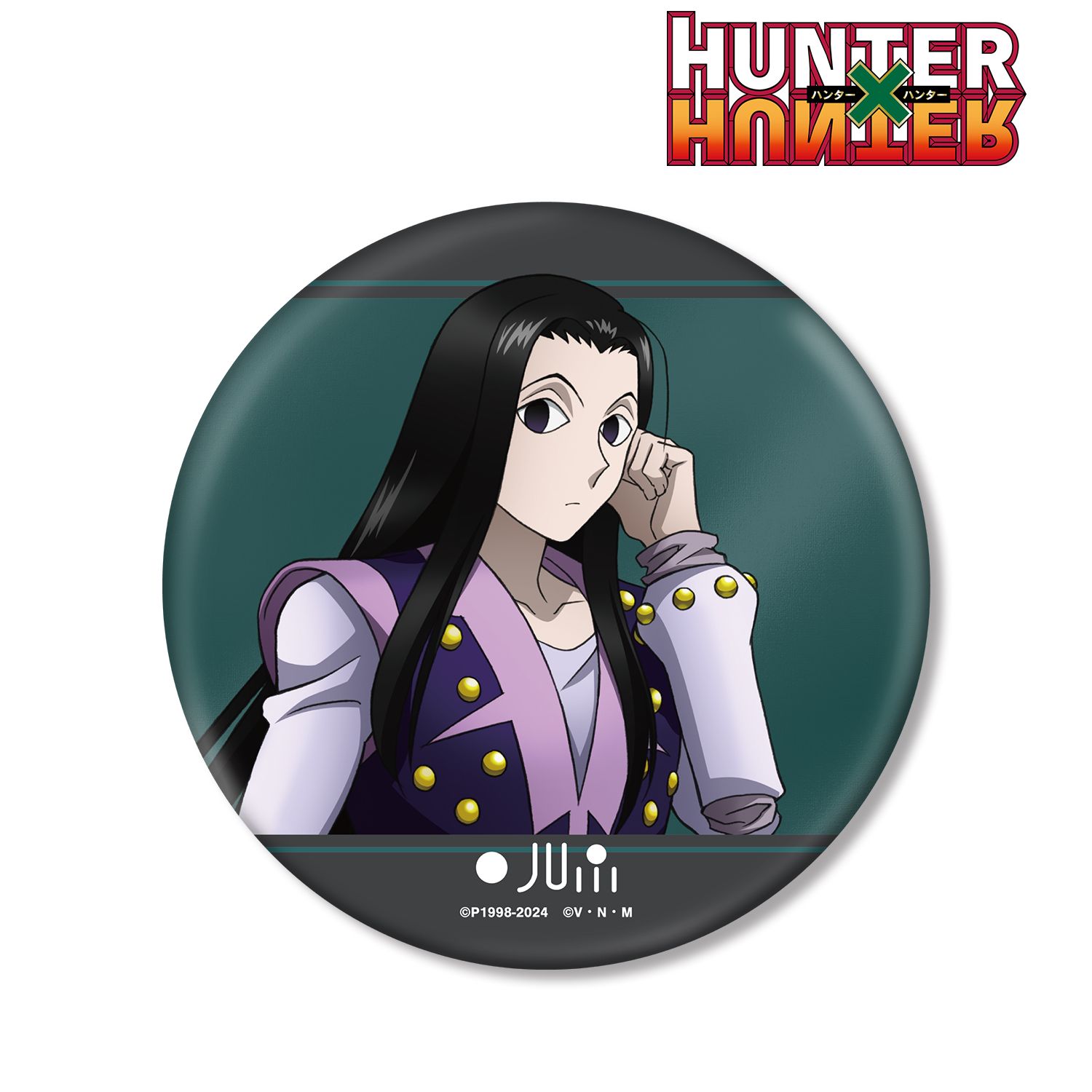 HUNTER×HUNTER 描き下ろし イルミ 歩みver. BIG缶バッジ Image 2 | AniSmile