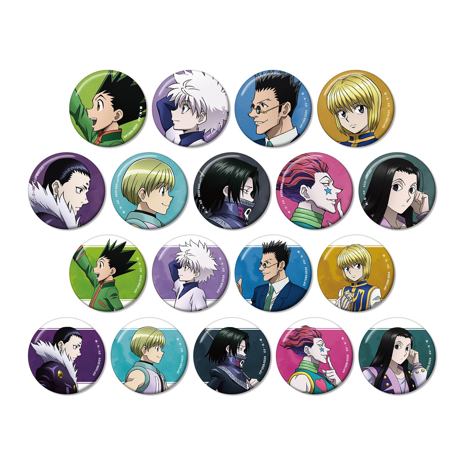 HUNTER×HUNTER 描き下ろし 歩みver. トレーディング缶バッジ(単位/単品) - 公式商品画像 | AniSmile