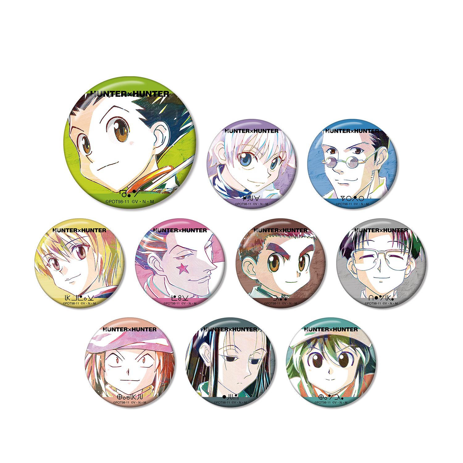 HUNTER×HUNTER トレーディング Ani-Art 缶バッジ(単位/単品) - AniSmile