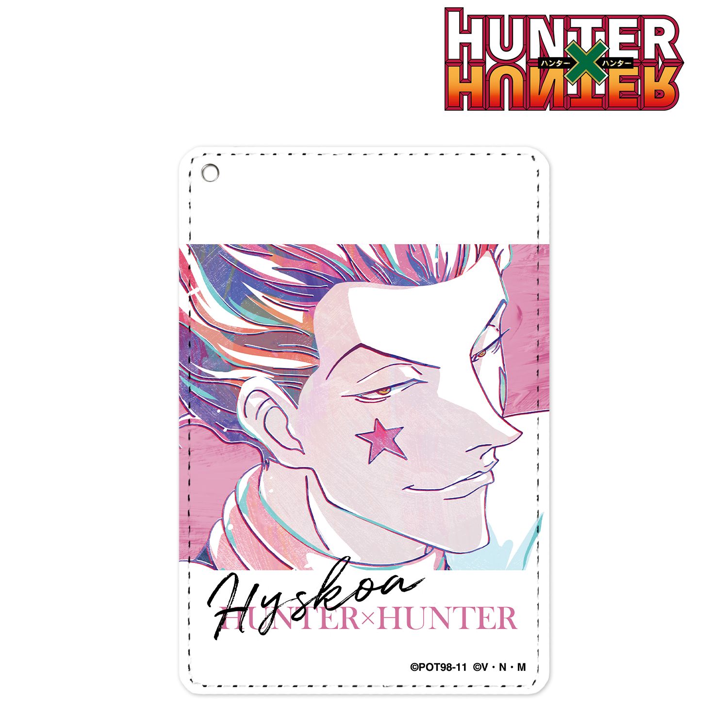 HUNTER×HUNTER ヒソカ Ani-Art 1ポケットパスケース Image 2 | AniSmile