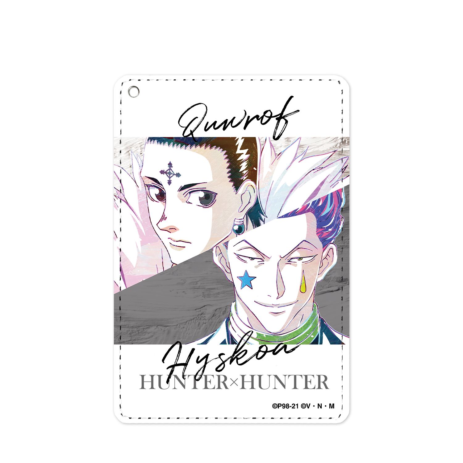 HUNTER×HUNTER クロロ&ヒソカ Ani-Art 第2弾 1ポケットパスケース - AniSmile