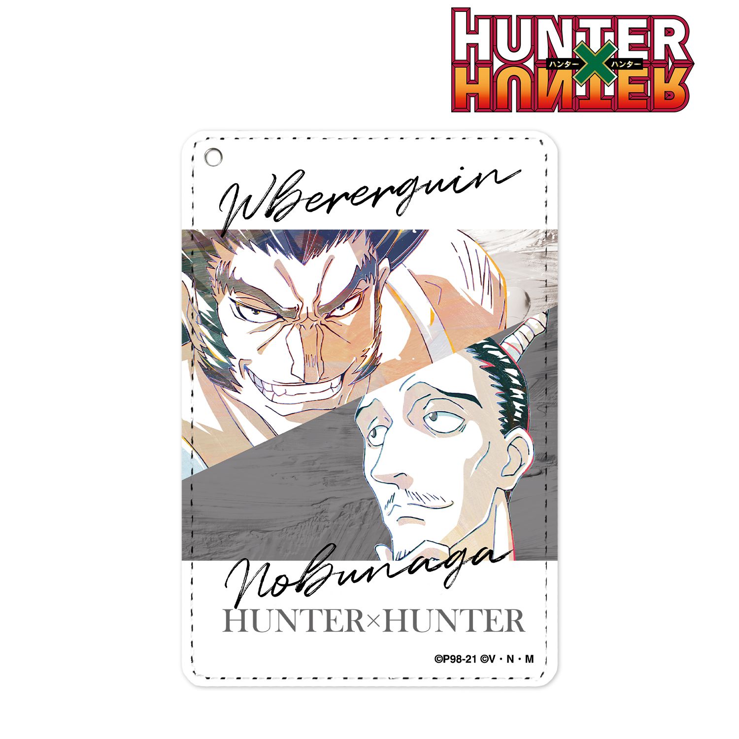 HUNTER×HUNTER ウボォーギン&ノブナガ Ani-Art 第2弾 1ポケットパスケース Image 2 | AniSmile