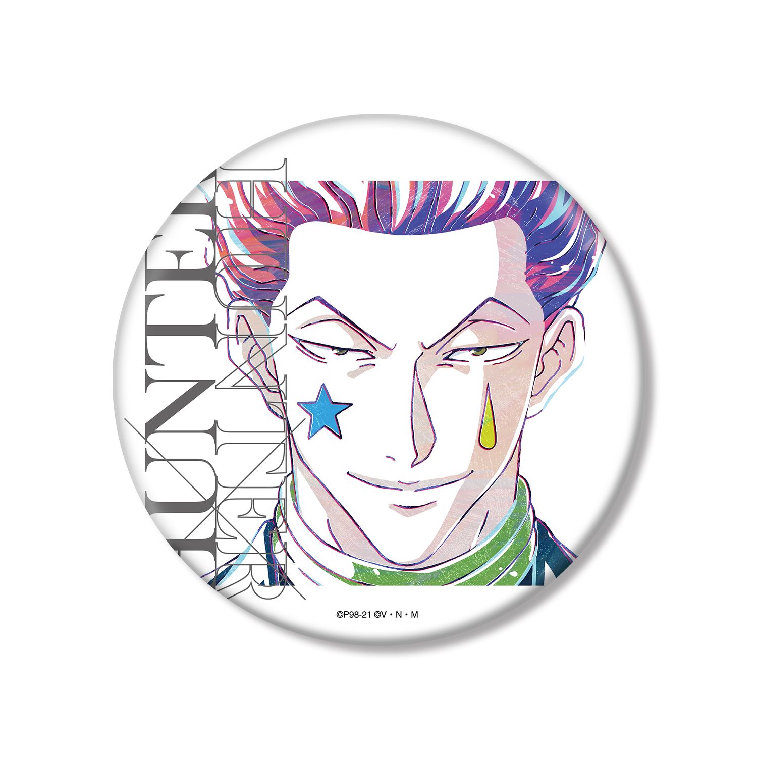 HUNTER×HUNTER ヒソカ Ani-Art 第2弾 BIG缶バッジ - AniSmile
