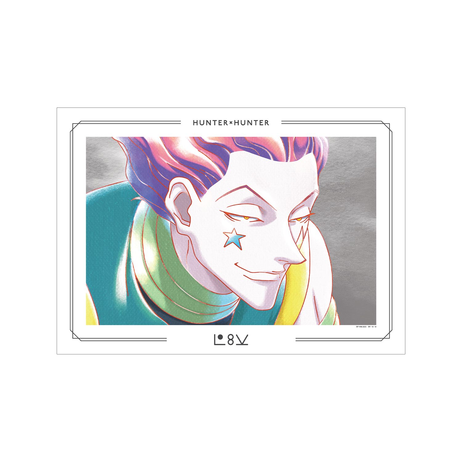 HUNTER×HUNTER ヒソカ Ani-Art aqua label 第2弾 A3マット加工ポスター - AniSmile