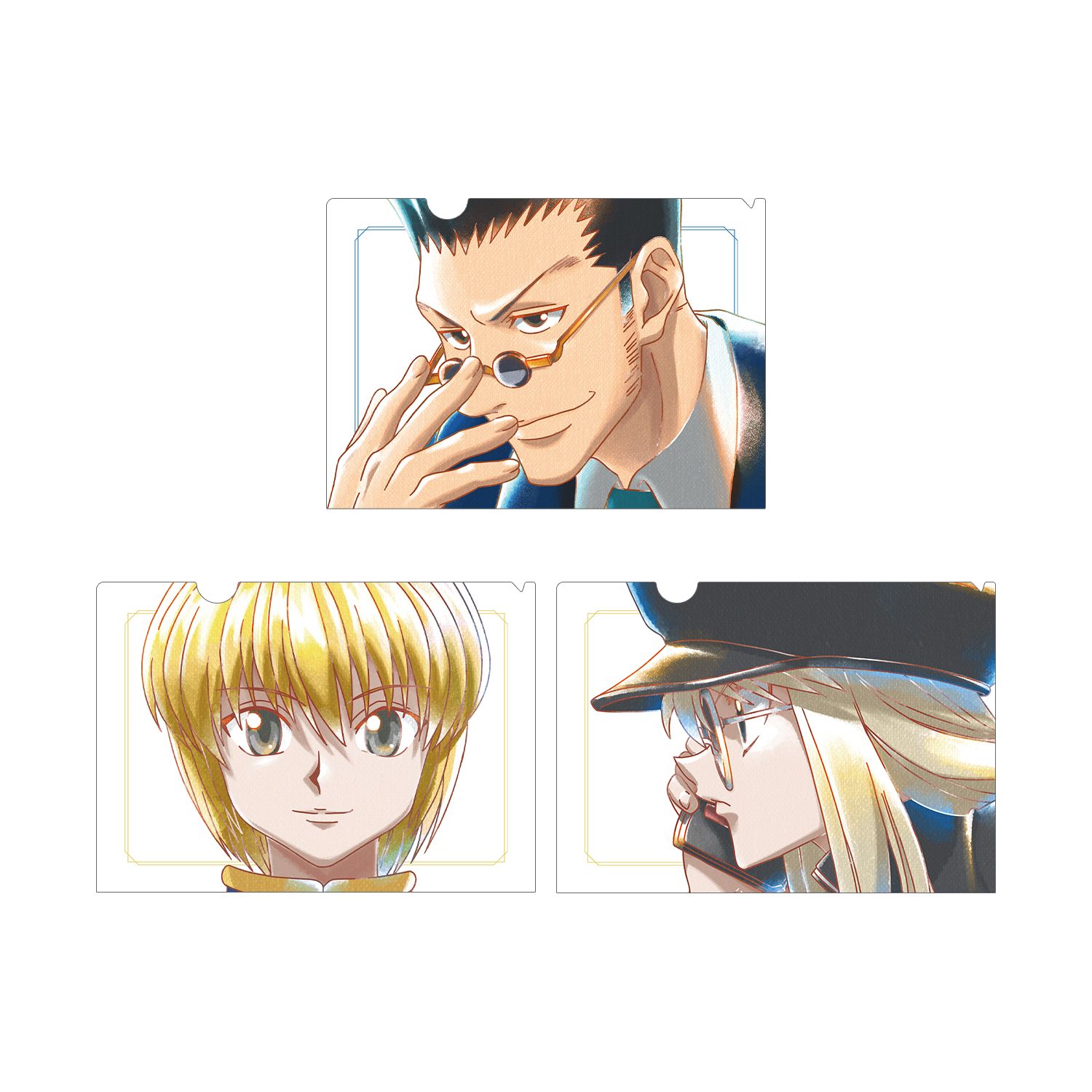 HUNTER×HUNTER Ani-Art aqua label 第2弾 クリアファイル3枚セット ver. - AniSmile