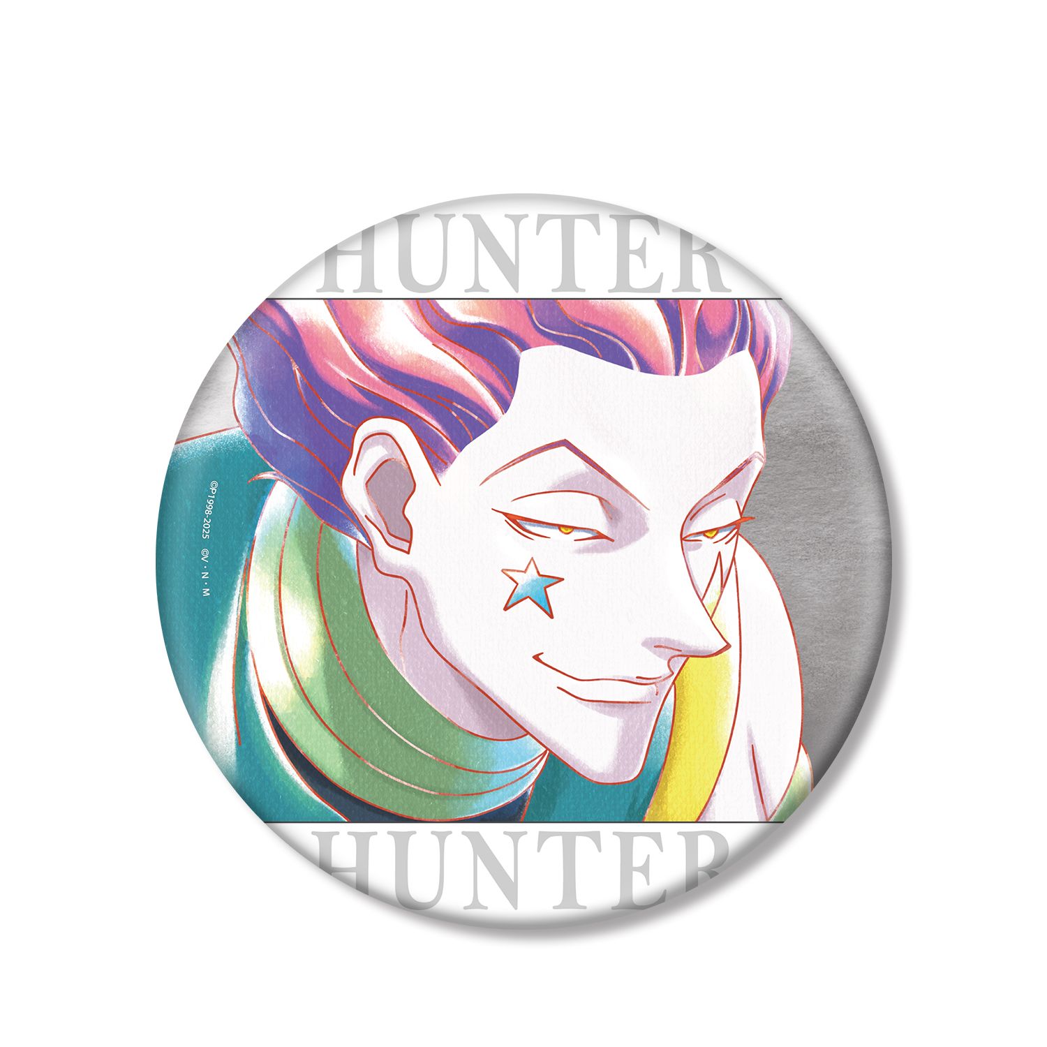 HUNTER×HUNTER ヒソカ Ani-Art aqua label 第2弾 BIG缶バッジ - AniSmile