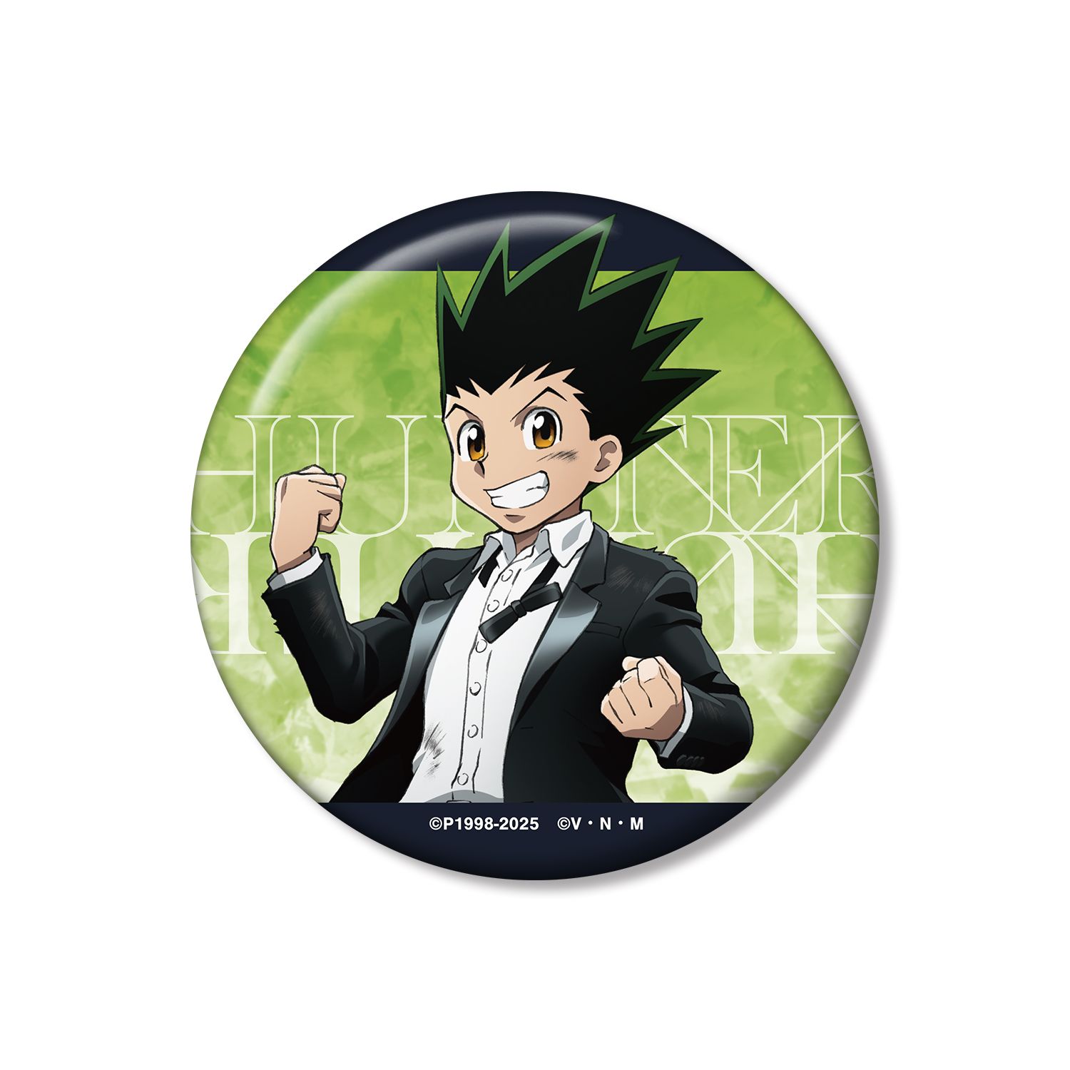 HUNTER×HUNTER 描き下ろし ゴン スーツ(戦闘後)ver. 100mm缶バッジ - AniSmile