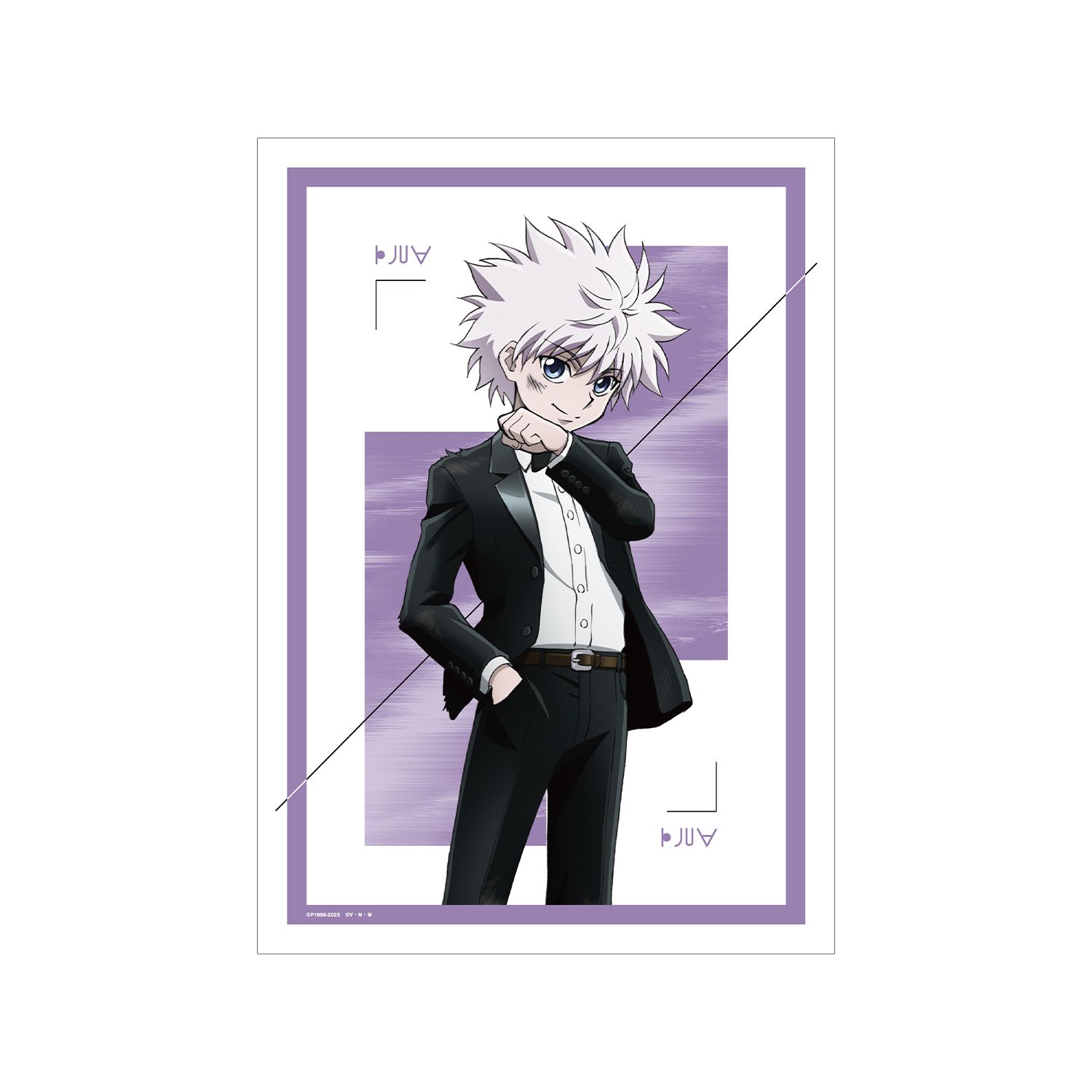 HUNTER×HUNTER 描き下ろし キルア スーツ(戦闘後)ver. A3マット加工ポスター - AniSmile