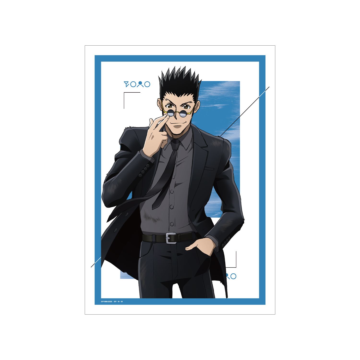 HUNTER×HUNTER 描き下ろし レオリオ スーツ(戦闘後)ver. A3マット加工ポスター - AniSmile