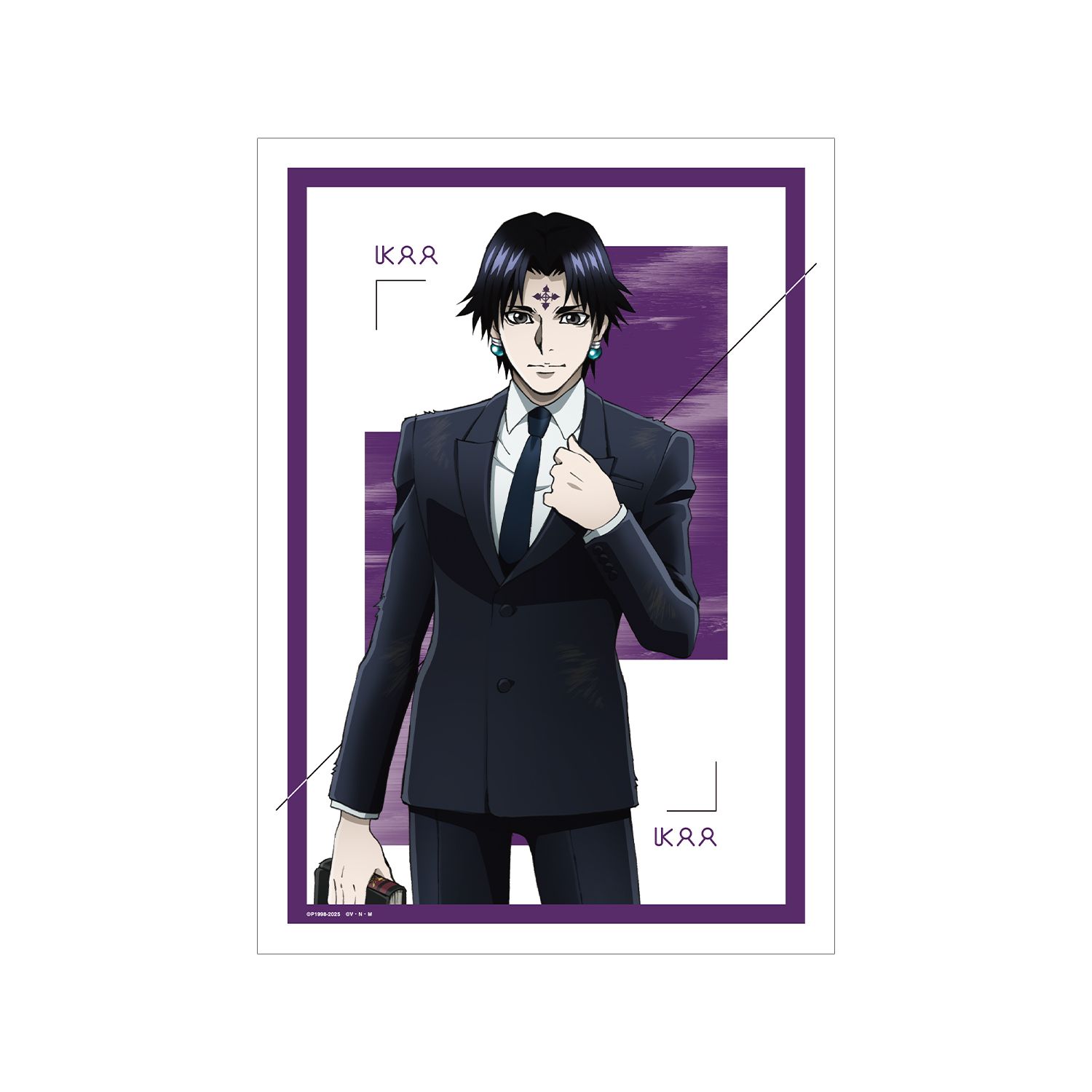 HUNTER×HUNTER 描き下ろし クロロ スーツ(戦闘後)ver. A3マット加工ポスター - AniSmile