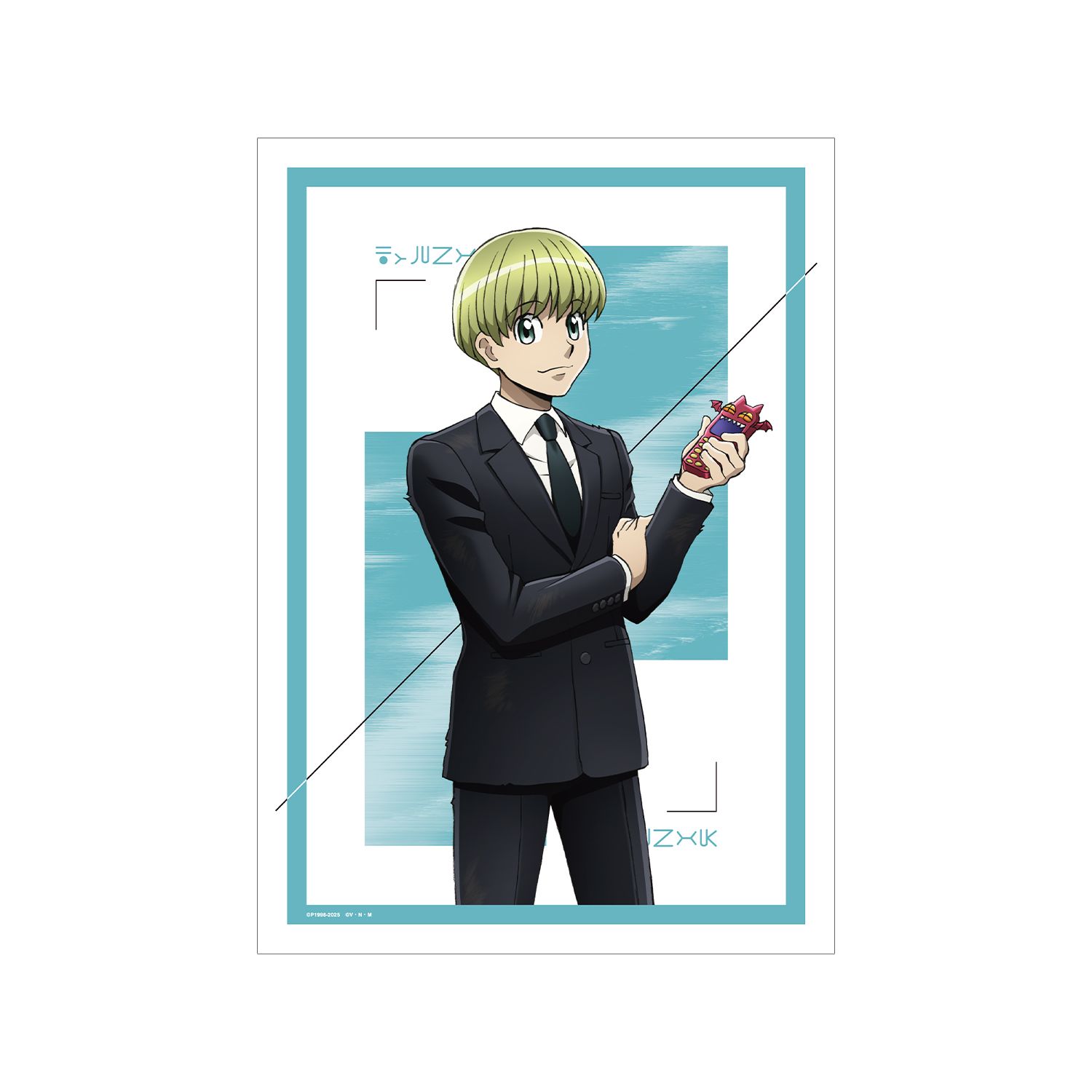 HUNTER×HUNTER 描き下ろし シャルナーク スーツ(戦闘後)ver. A3マット加工ポスター - AniSmile
